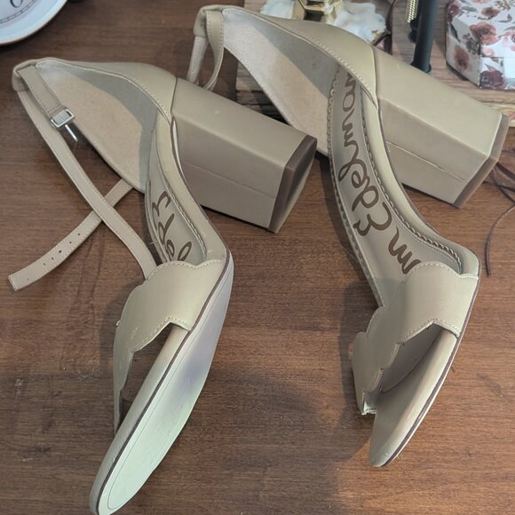 Sam Edelman Chunky Heeled Sandals in Tan - Size 12 - Picture 2 of 8